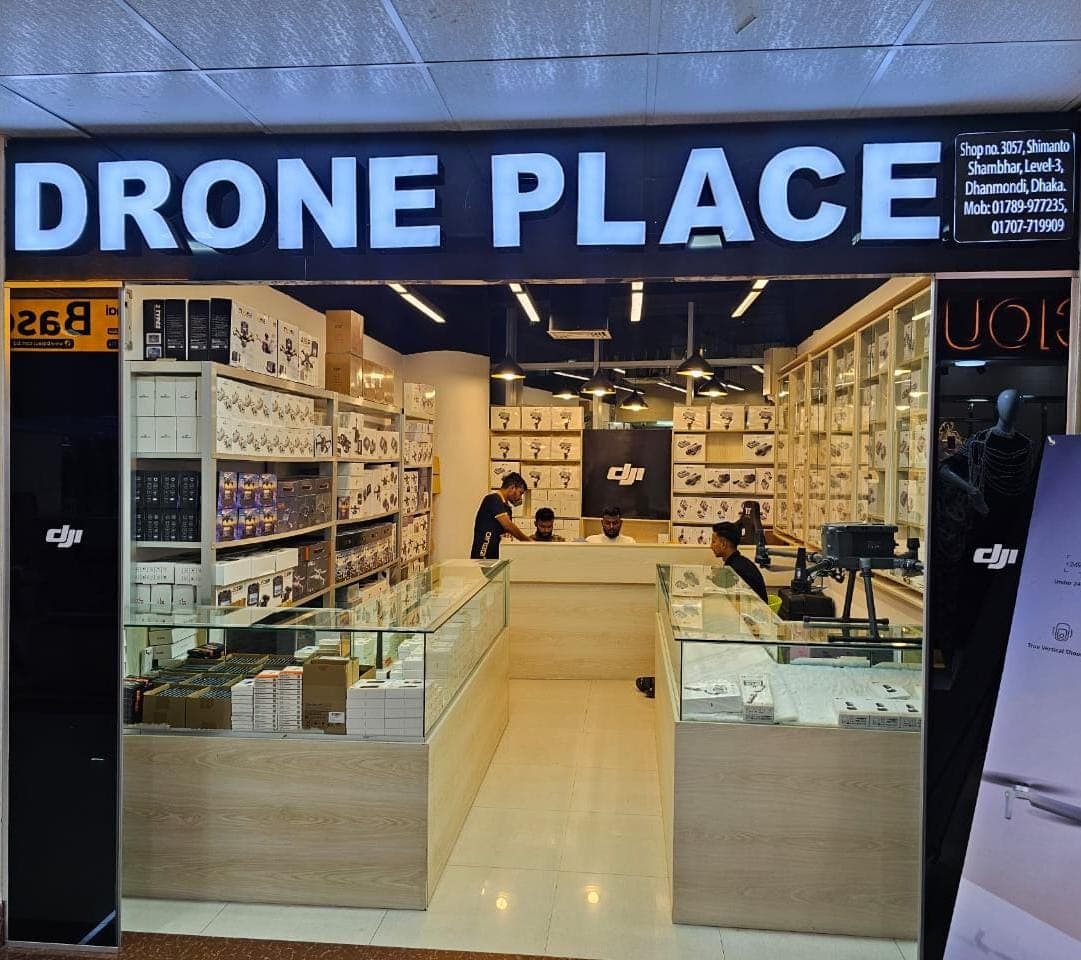 places:{"author":"DRONE PLACE(Dhanmondi Branch)","authorUri":"https://maps.google.com/maps/contrib/114148204493506885255","mapsUri":"https://www.google.com/maps/place//data=!3m4!1e2!3m2!1sCIABIhDl5DXnALln-jFLGKBOue62!2e10!4m2!3m1!1s0x3755b9000962a393:0xf91763d2ae701716"}